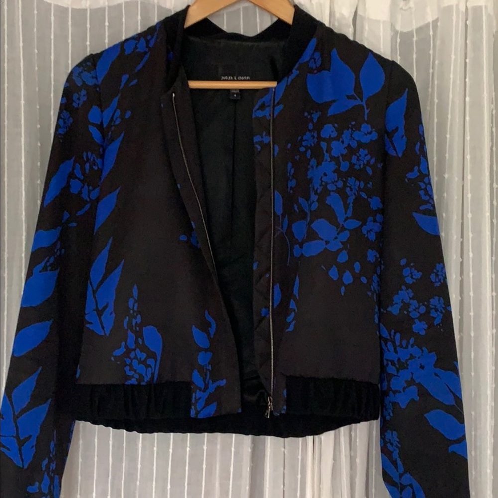 Floral Bomber Jacket